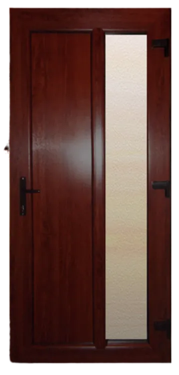 Vchodové dvere Vertical Glass MA mahagón